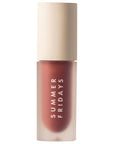 Summer Fridays Dream Lip Oil - Tinted Lip Oil with Moisturizing Sheer Coverage, High-Shine and Deep Hydration - Non-Sticky Formula for Long-Lasting Softness - Warm Beige (0.15 Oz)