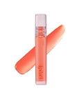 ETUDE Glow Fixing Tint #6 Peach Blended | Non-Sticky Glossy Shine Lip Stain | Fills up with Comfortable Moisture | Tints for Dry Lips