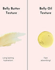 Belly Bundle by Irene Organics - Organic Belly Butter and Oil for Pregnancy Stretch Mark Prevention and Treatment - Award Winning Skincare For Pregnancy and Postpartum - Mother's Day Gift Set (Large)
