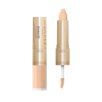 Wander Beauty Dualist Matte and Illuminating Concealer Makeup 0.28 fl oz