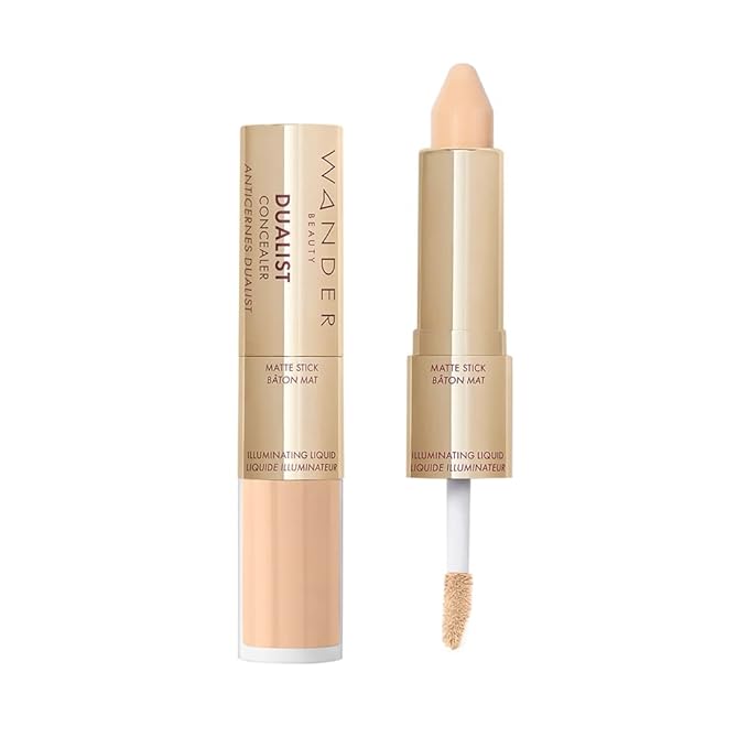 Wander Beauty Dualist Matte and Illuminating Concealer Makeup 0.28 fl oz