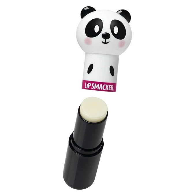 Lip Smacker Lippy Pals, Flavored Moisturizing & Smoothing Soft Shine Lip Balm, Hydrating & Protecting Fun Tasty Flavors ,Cruelty-Free & Vegan - Cuddly Cream Puff