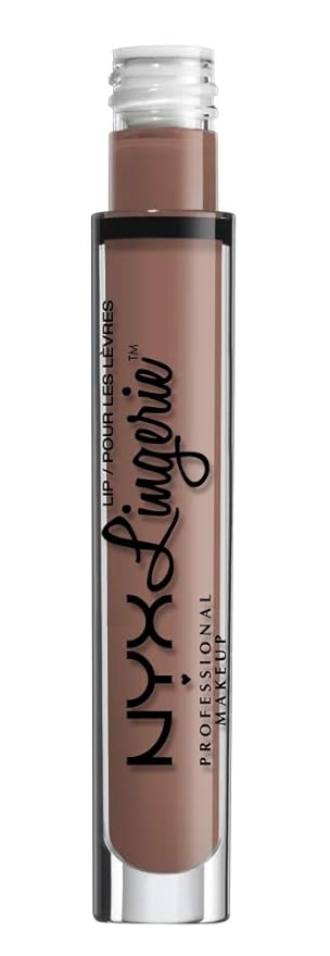NYX PROFESSIONAL MAKEUP Lip Lingerie Matte Liquid Lipstick - Cashmere Silk (Midtone Beige)