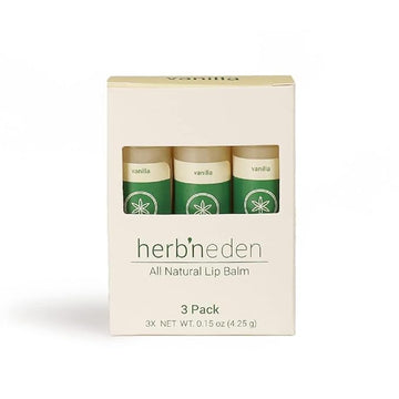 Herb’N Eden Vanilla Lip Balm Pack