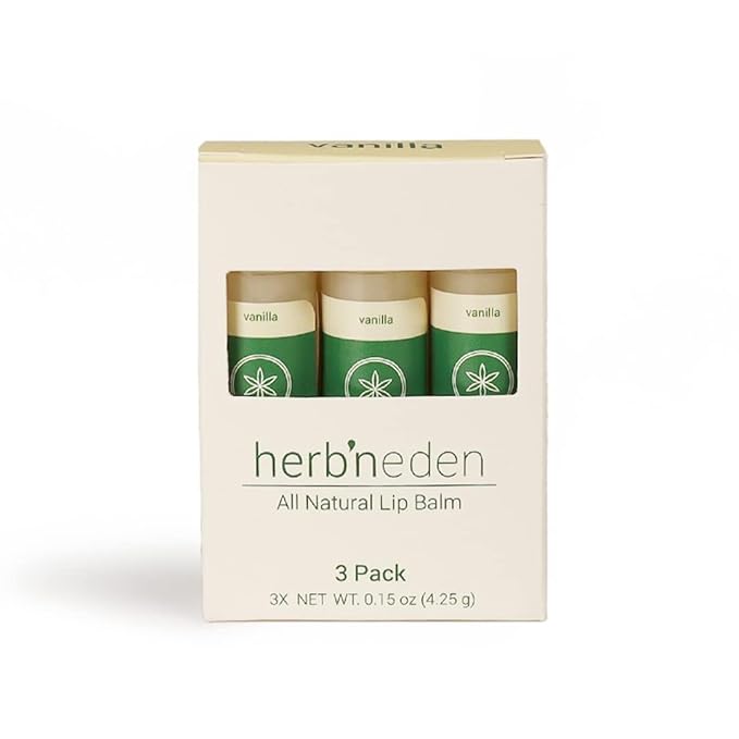 Herb’N Eden Vanilla Lip Balm Pack
