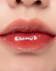 [rom&nd] Glasting Water Tint 8 colors | Vivid color, Glossy Finish, Long-lasting, moisturizing, Highlighting, Natural-beauty | Lip Tint for Daily Use, K-beauty | 4g/0.14oz No.02 RED DROP