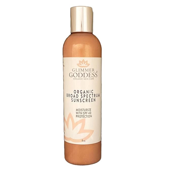Glimmer Goddess Glow Organic Shimmer Sunscreen