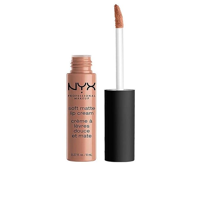 NYX PROFESSIONAL MAKEUP Soft Matte Lip Cream, Lightweight Liquid Lipstick - London (Mid-Tone Beige)