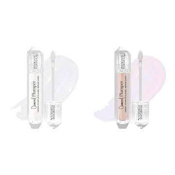 Physicians Formula Mineral Wear Diamond Lip Plumper Gloss Dermatologist Tested Diamond Marquise & Light Pink Princess Cut