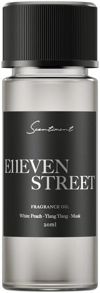 Scentiment - E11even Street Hotel Diffuser Oil | Aromatherapy Home Fragrance | Luxurious Scent with Notes of White Peach, Ylang Ylang, Mush, 20ml