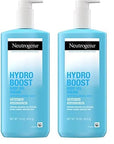 Neutrogena Hydro Boost Body Moisturizing Gel Cream with Hyaluronic Acid, Non-Greasy & Fast Absorbing, Lightweight Hydrating Body Lotion for Normal to Dry Skin, Fragrance-Free, 16 oz (Pack of 2)