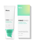 Hero Cosmetics Force Shield Superlight Sunscreen SPF 30 - Everyday SPF 30 for Acne-Prone Skin with Zinc Oxide, Green Surge, and Extremolytes - Fragrance Free and Reef Safe (50 ml)