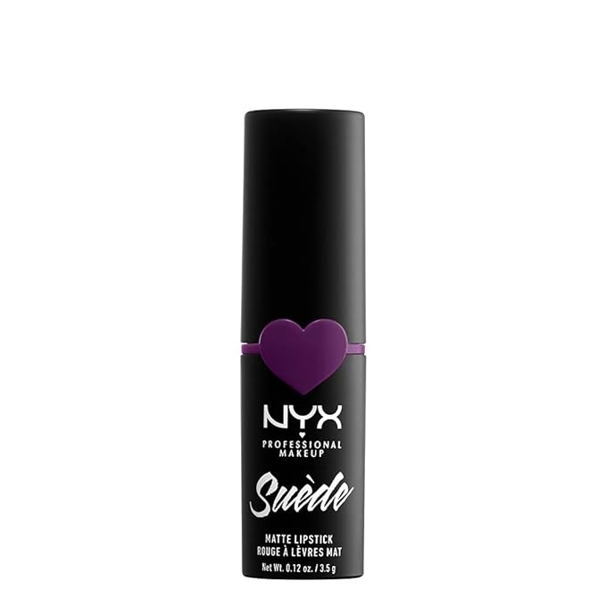 NYX PROFESSIONAL MAKEUP Suede Matte Lipstick, Vegan Formula - Stfu (Magenta)