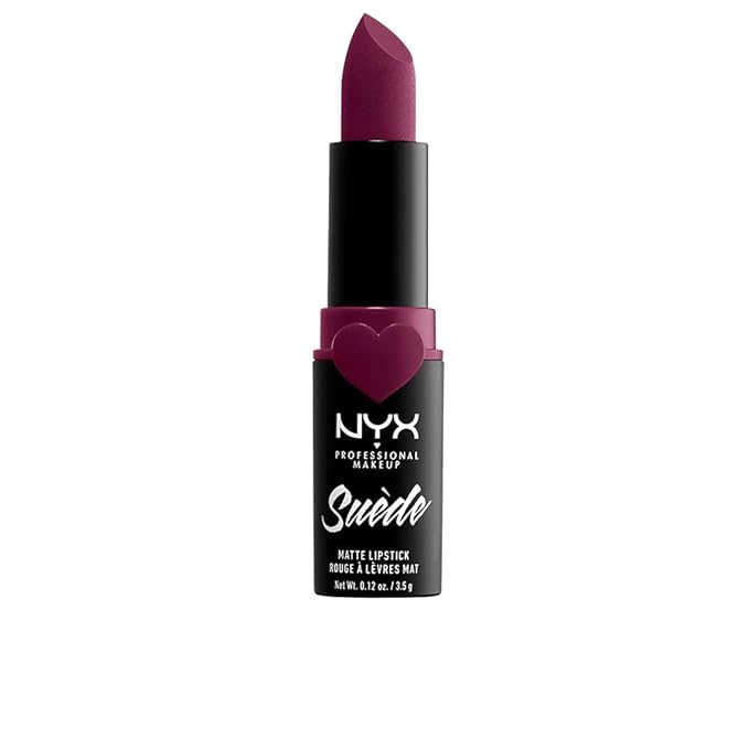 NYX PROFESSIONAL MAKEUP Suede Matte Lipstick, Vegan Formula - Girl, Bye (Berry)
