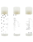Andaz Press Personalized Milestone Birthday Party Silver