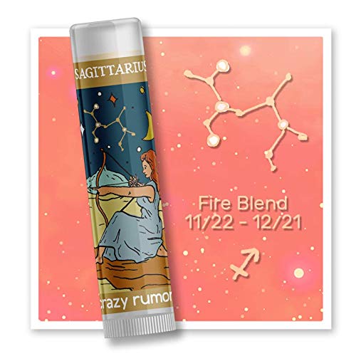 Crazy Rumors Sagittarius Zodiac All Natural, Orange,