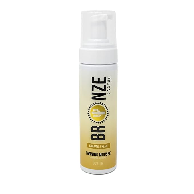 Caramel Cream Tanning Mousse | Easy Application & Instant Gratification | Dries Immediately Without Leaving You Sticky | Non-Scented, Streak Free