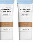COVERGIRL - Clean Matte BB Cream, Oil-Free, Long-Lasting, of 2)