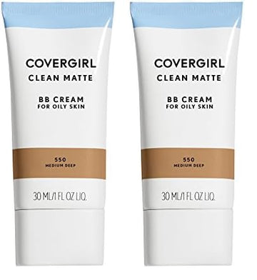 COVERGIRL - Clean Matte BB Cream, Oil-Free, Long-Lasting, of 2)