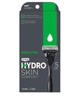 Schick Hydro Skin Comfort Sensitive Razor & 2 Refills, 1Count
