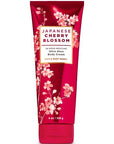 Bath and Body Works - Japanese Cherry Blossom - Moisturizing Body Wash, Fine Fragrance Mist and Ultra Shea Body Cream - 3 pc - Gift Set (2020))