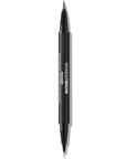 WUNDERBROW Thicker Brow Pen Duo, Dual Ended Pen, Vegan & Cruelty Free (Black/Brown)