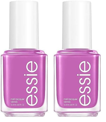 essie Salon-Quality Nail Polish, 8-Free Vegan, Bright Purple, Play Date, 0.46 fl oz (Pack of 2)
