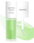 NOONI Korean Lip Oil - Appletea | Long-Lasting, Moisturizing, Plumping, Revitalizing for Dry Lips, Waterproof, No Peel Off, Hydrating, Nourishing Crystal Clear, 0.12 FL Oz