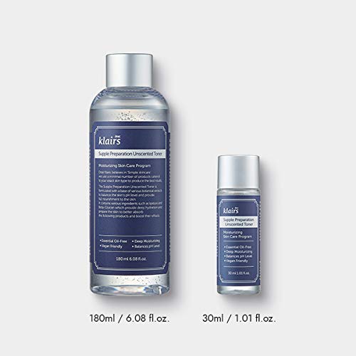 [DearKlairs] Fundamental Ampule Mist + Unscented Toner Set, Korean Skincare Routine