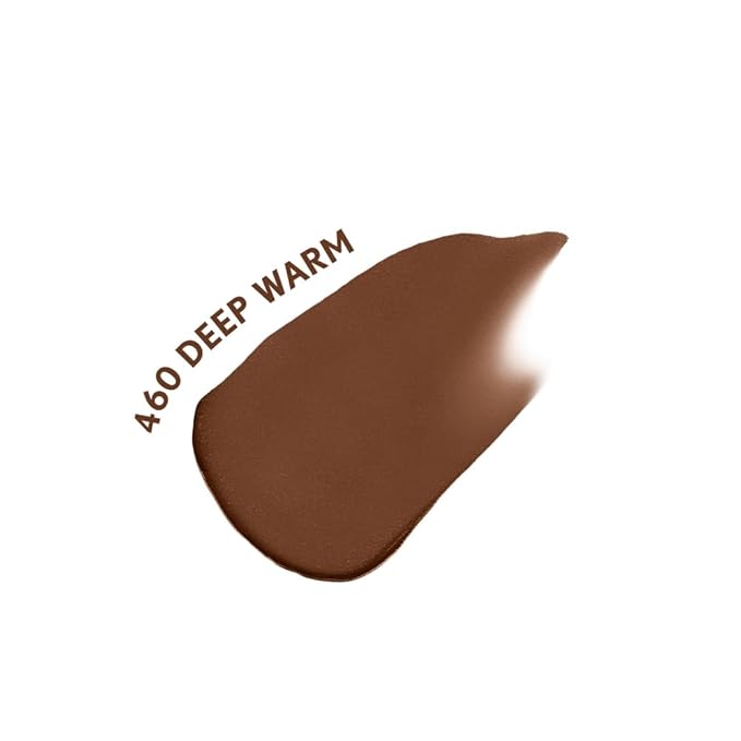 COVERGIRL Clean Fresh Blurring Skin Tint with SPF 30, 460 Deep Warm, Liquid Foundation, Soft Matte Finish, Smooths, Brightens, Blurs Pores, Mineral Sunscreen, Vegan Formula