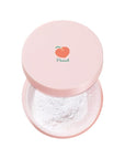 SKINFOOD Peach Cotton Multi Finish Powder 5g - Korean Peach Extract & Calamin Sebum Control Face Powder - Silky Setting Powder - Setting Powder for Oily Skin - Sweet Peach Scent for Soft Skin