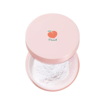 SKINFOOD Peach Cotton Multi Finish Powder 5g - Korean Peach Extract & Calamin Sebum Control Face Powder - Silky Setting Powder - Setting Powder for Oily Skin - Sweet Peach Scent for Soft Skin