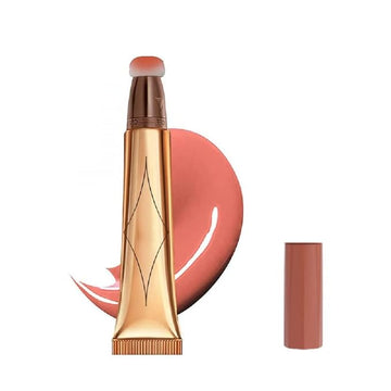 Liquid Blush Beauty Wand, Cream Blush Stick,Face Concealer Peach Pink)