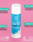 Age Defying SPF 30 Sunscreen Moisturizer Face Cream with Vitamin C, E, & Hyaluronic Acid for Face, Neck, or Body - Fragrance and Oil Free - 3.3 Oz