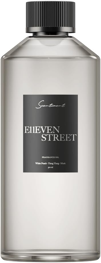Scentiment - E11even Street Hotel Diffuser Oil | Aromatherapy Home Fragrance | Luxurious Scent with Notes of White Peach, Ylang Ylang, Mush, 500 ml