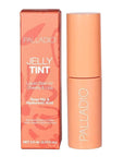 Palladio Jelly Tint, Liquid Stain for Cheeks & Lips, Vivid Color Lip Stain, Lightweight Non-Sticky and Transfer-proof, Natural Finish Makeup, Mango Tango