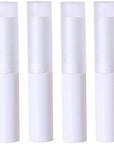 24PCS/4g White Empty Lipstick Lip Balm Balms