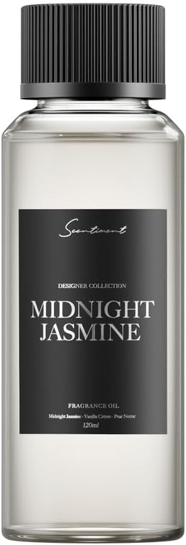 Scentiment Diffuser Oil - Midnight Jasmine | Home Aromatherapy Fragrance Oil (120ml)