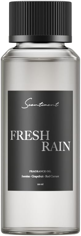 Scentiment Diffuser Oil - Fresh Rain | Aromatherapy Home Fragrance |Inspired by Marriott® Hotels | Luxurious Scent with Notes of Fresh Grapefruit and Crisp Red Currant (120 mL)