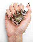 essie Gel Couture Long-Lasting Nail Polish, 8-Free Vegan, Pattern Play, Olive Green, Fab Totally Plaid, 0.46 Ounce (Pack of 2)