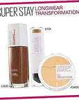 Maybelline Super Stay Full Coverage Powder Foundation Makeup, 1 Count