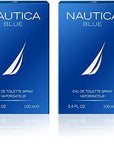 Nautica Blue For Men Edt Spray 3.4 Oz (Pack of 2)
