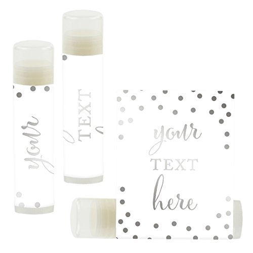 Andaz Press Personalized Lip Balm Party Silver