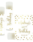 Andaz Press Personalized Milestone Birthday Party Gold