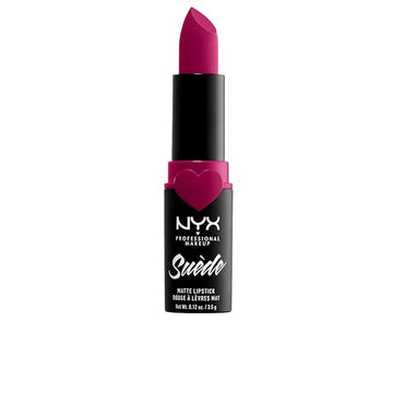 NYX PROFESSIONAL MAKEUP Suede Matte Lipstick, Vegan Formula - Sweet Tooth (Fuschia)