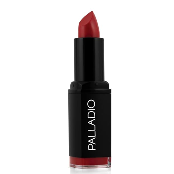Palladio Herbal Matte Lipstick, Scarlet, Creamy and Full Coverage Long Lasting Matte Lipstick