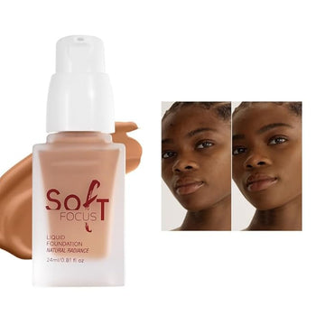 Soft Focus Deep Liquid Concealer Foundation, Hydrating Hig
