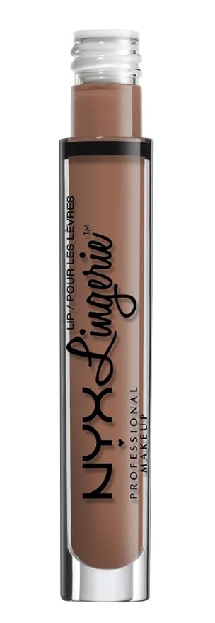 NYX PROFESSIONAL MAKEUP Lip Lingerie Matte Liquid Lipstick - Push-Up, Brown Spice Pink