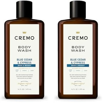 Cremo Inc Blue Cedar & Cyprus Body Wash - 16oz, 16 Oz (Pack of 2)