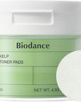 Biodance Sea Kelp Gel Toner Pads, Calming & Soothing for Sensitive Skin, Oil & Sebum Control, Blemish Care, Gentle Exfoliating Toner Pads, Korean Skincareㅣ4.93 fl.oz.(140g)*60Pads